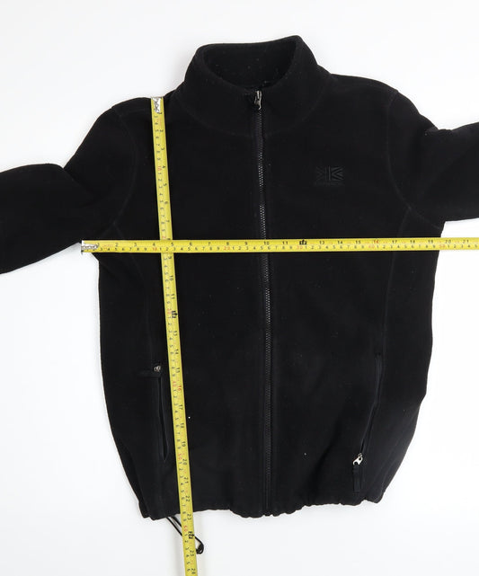 Womens UK Size 10 Karrimor Black Full Zip Sweatshirt