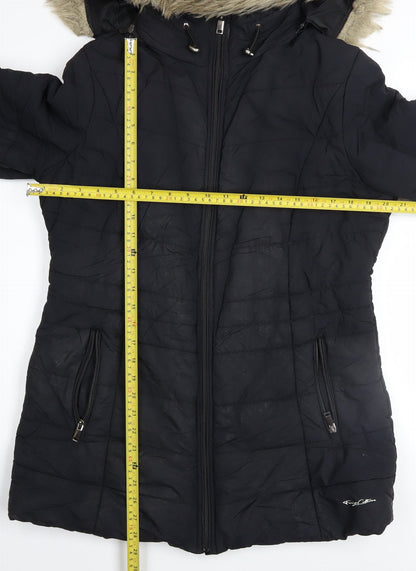 Womens UK Size XL Foreign Culture by Fort Collins Black Puffer Jacket