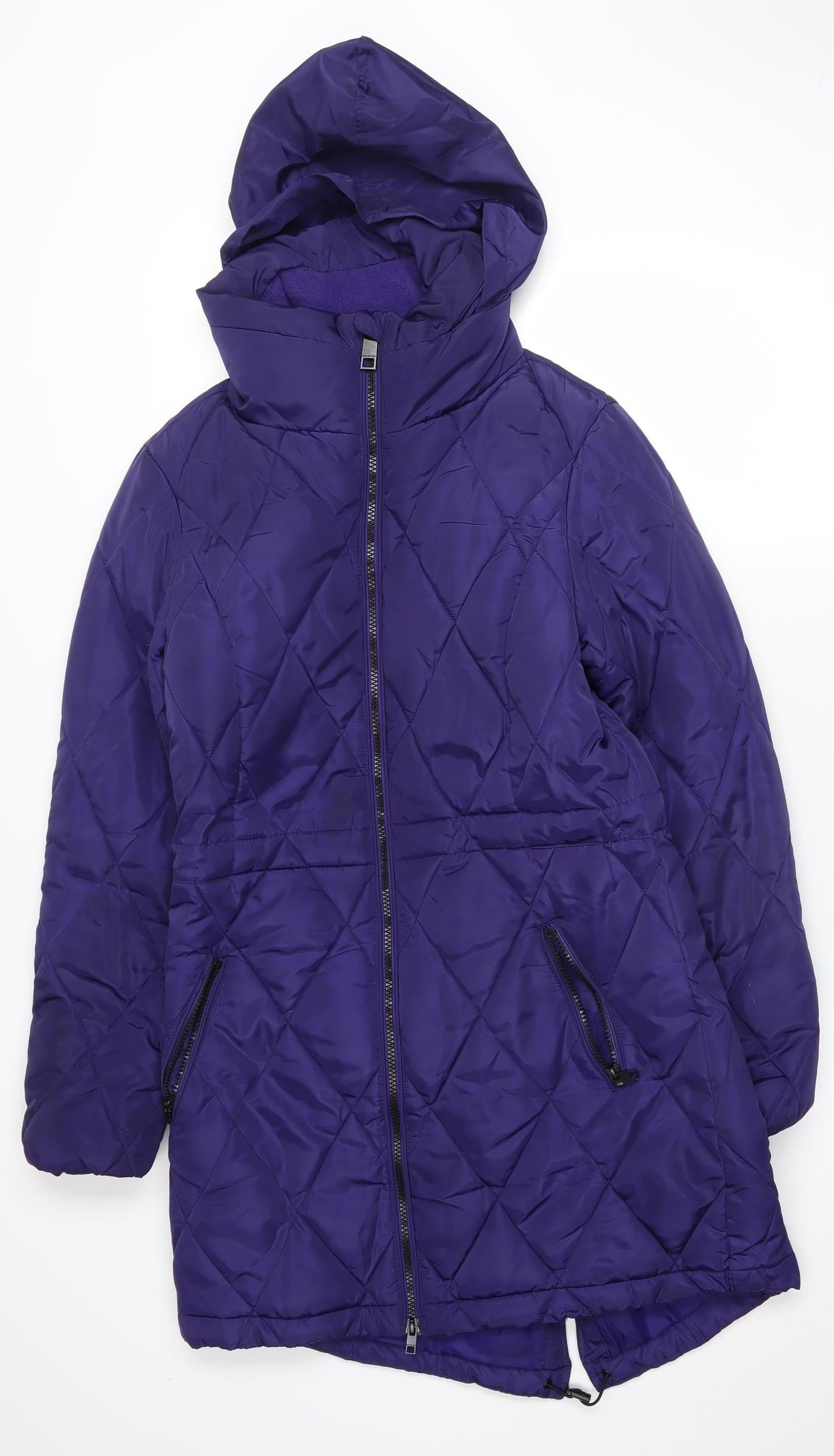 Womens UK Size 8 Marks and Spencer Purple Puffer Jacket