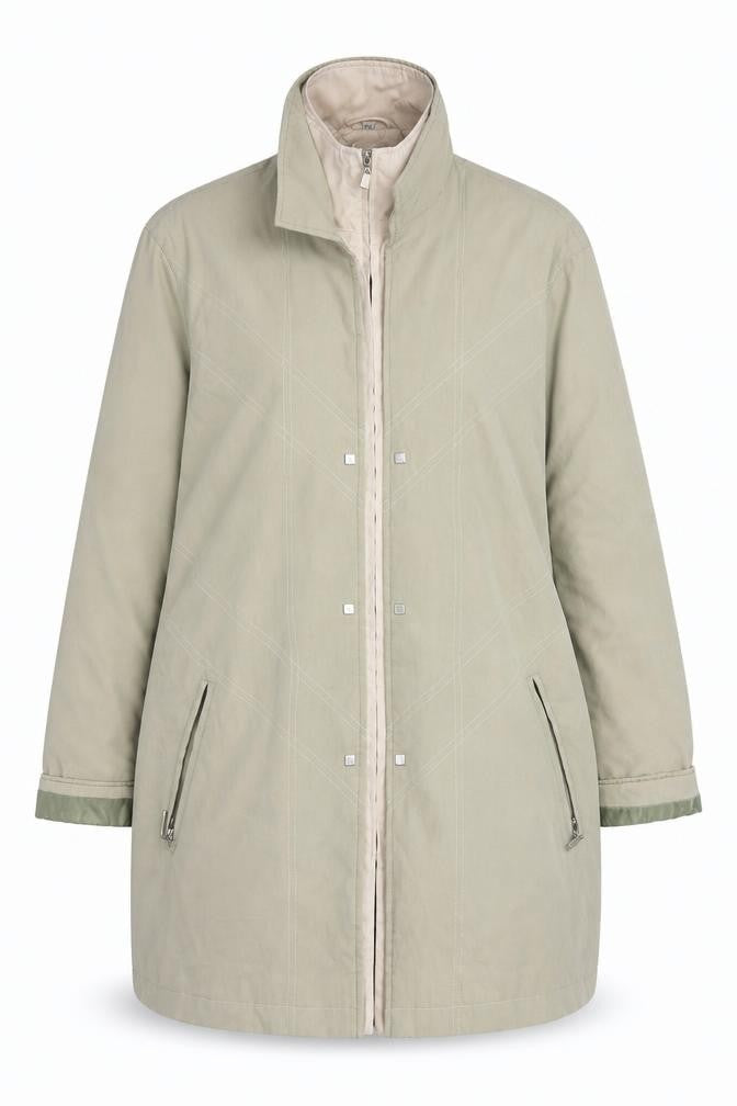 Womens UK Size 14 Klass Collection Beige Rain Coat