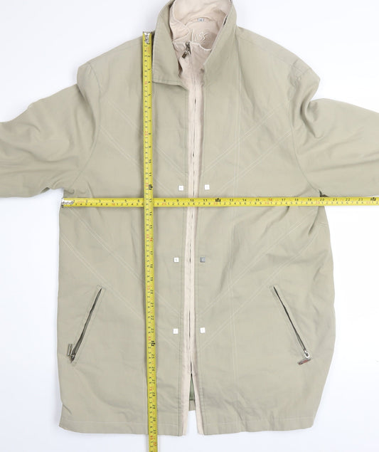 Womens UK Size 14 Klass Collection Beige Rain Coat