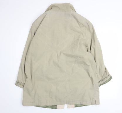 Womens UK Size 14 Klass Collection Beige Rain Coat