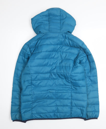 Boys UK Size 11-12 Years Freedom Trail Blue Puffer Jacket