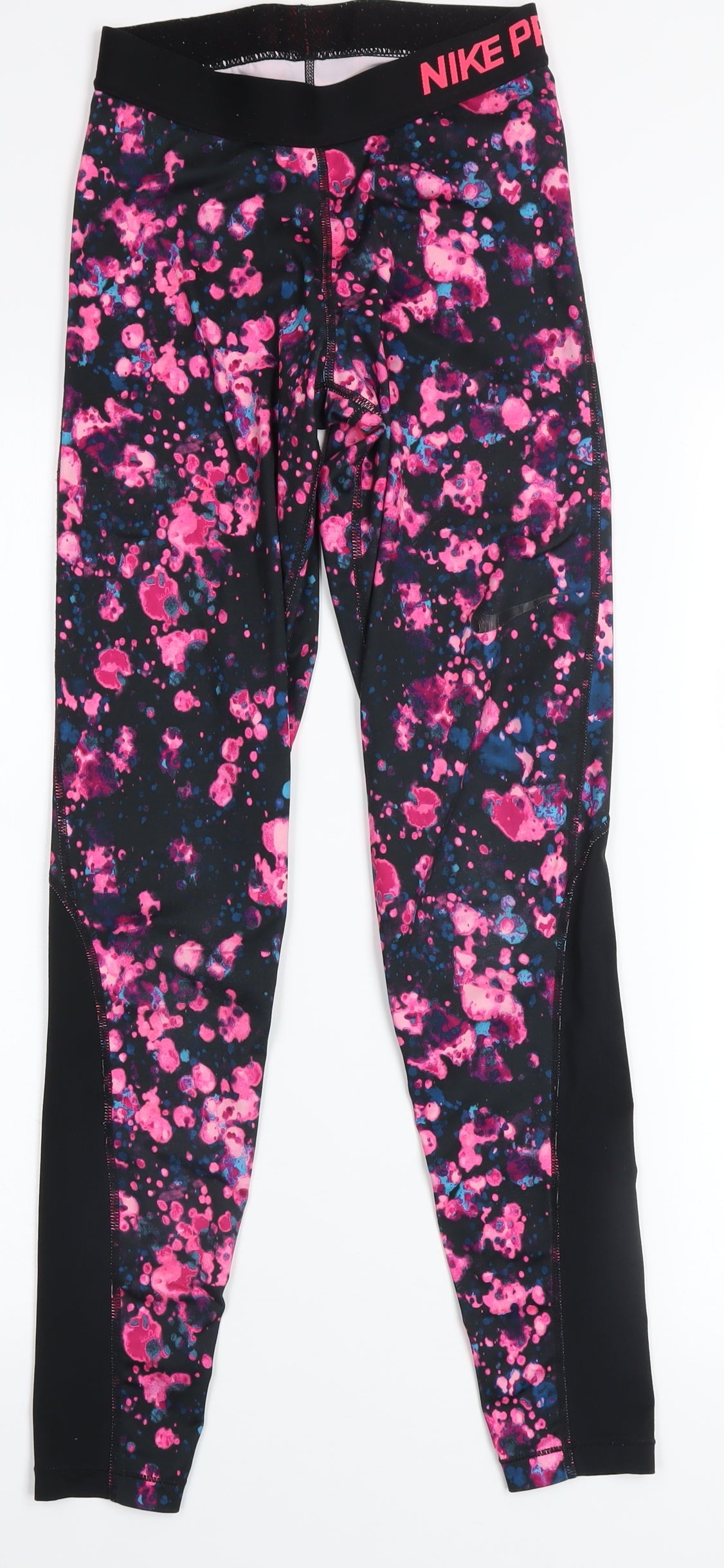 Womens UK Size XS Nike Slim Fit Leggings Multicoloured Leggings