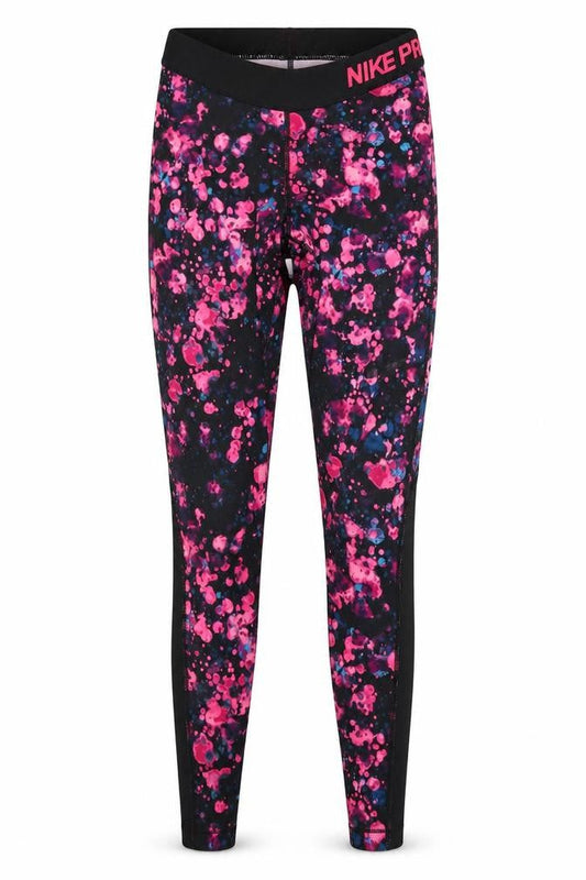 Womens UK Size XS Nike Slim Fit Leggings Multicoloured Leggings