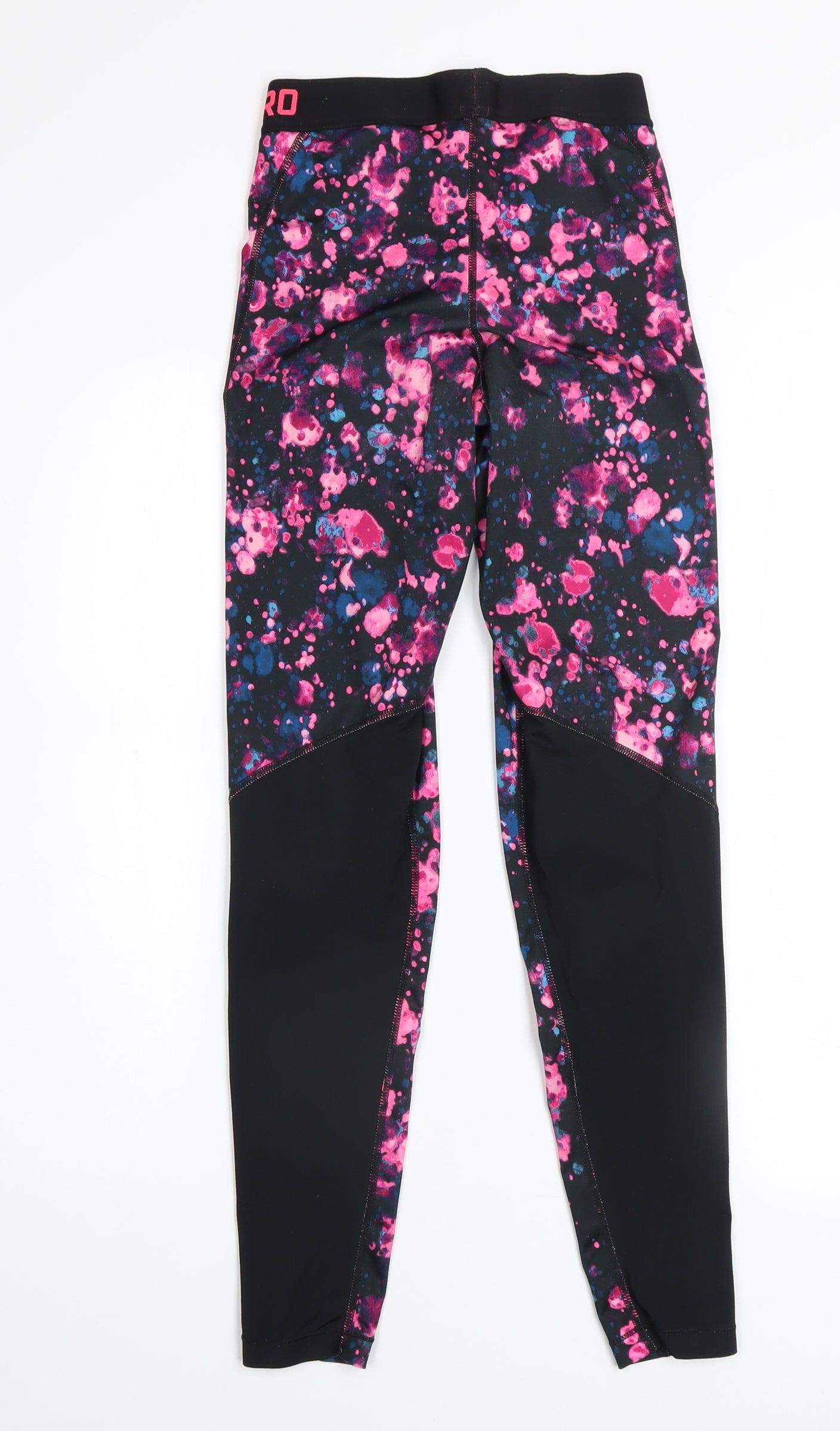 Womens UK Size XS Nike Slim Fit Leggings Multicoloured Leggings