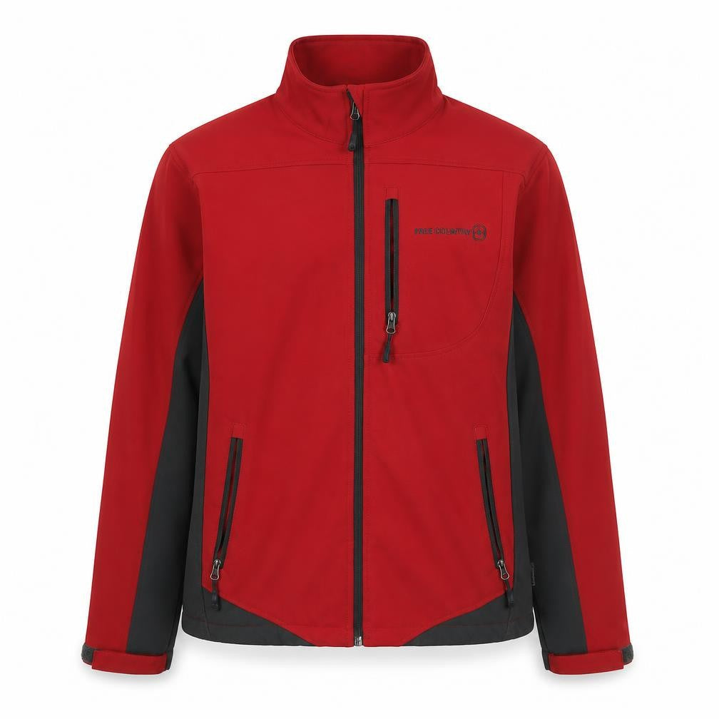 Mens UK Size M Free Country Red Soft Shell