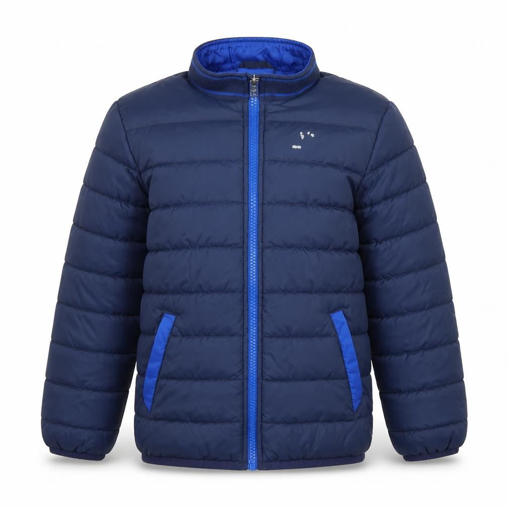 Boys UK Size 6-7 Years Nike Blue Puffer Jacket