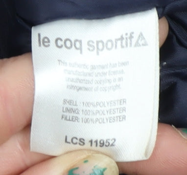 Boys UK Size 16 Years le coq sportif Blue Puffer Jacket