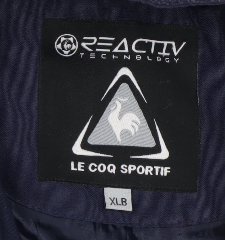 Boys UK Size 16 Years le coq sportif Blue Puffer Jacket