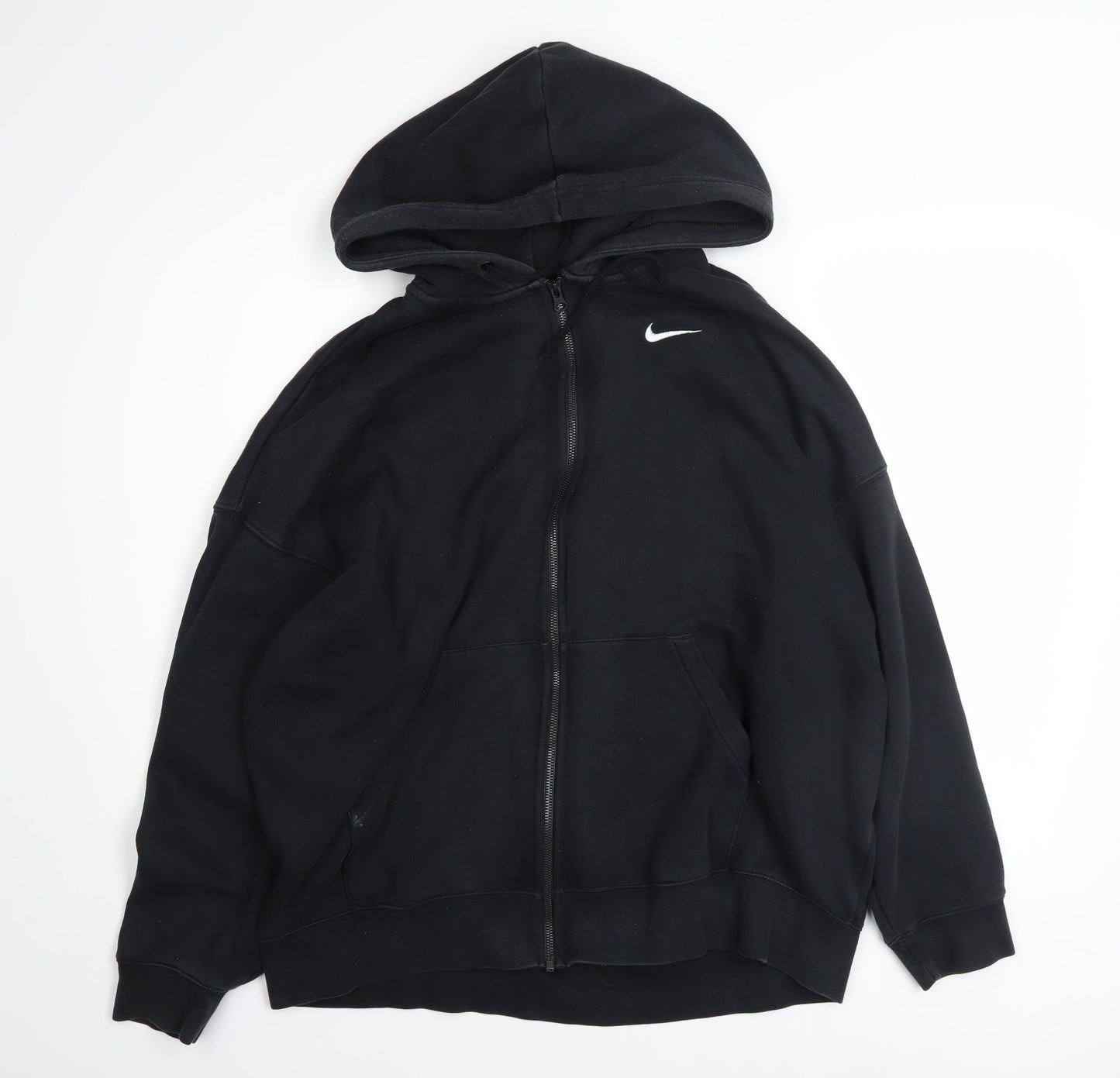 Mens UK Size S Nike Black Full Zip Hoodie