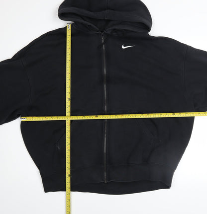 Mens UK Size S Nike Black Full Zip Hoodie