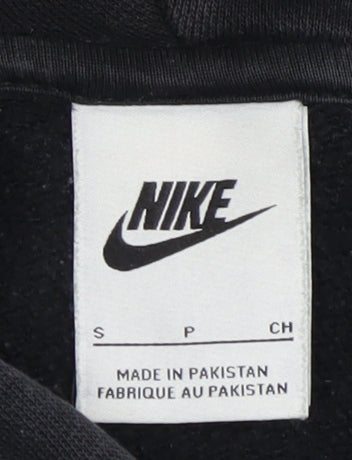 Mens UK Size S Nike Black Full Zip Hoodie