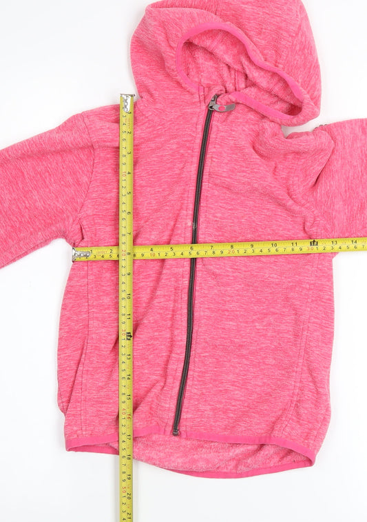 Girls UK Size 7-8 Years Killtec Pink Full Zip Hoodie