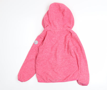 Girls UK Size 7-8 Years Killtec Pink Full Zip Hoodie