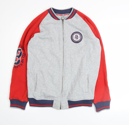 Boys UK Size 13-14 Years Marks and Spencer Multicoloured Full Zip Hoodie