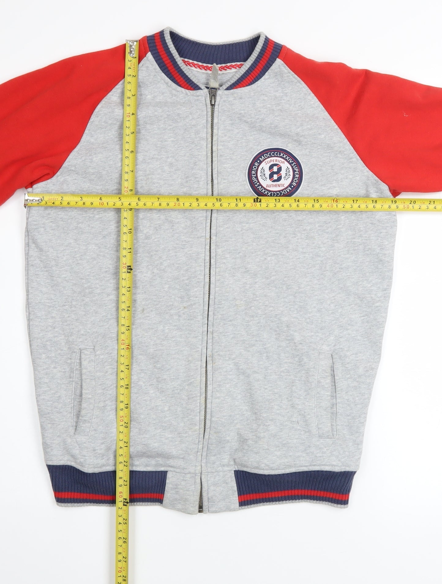 Boys UK Size 13-14 Years Marks and Spencer Multicoloured Full Zip Hoodie