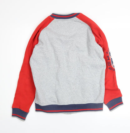 Boys UK Size 13-14 Years Marks and Spencer Multicoloured Full Zip Hoodie