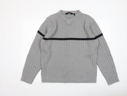 Mens UK Size XL Cutting Edge Grey Pullover Jumper