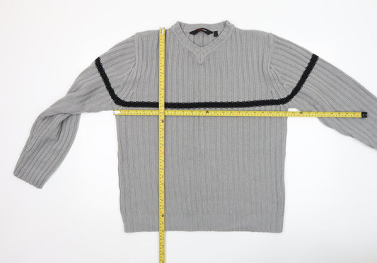 Mens UK Size XL Cutting Edge Grey Pullover Jumper