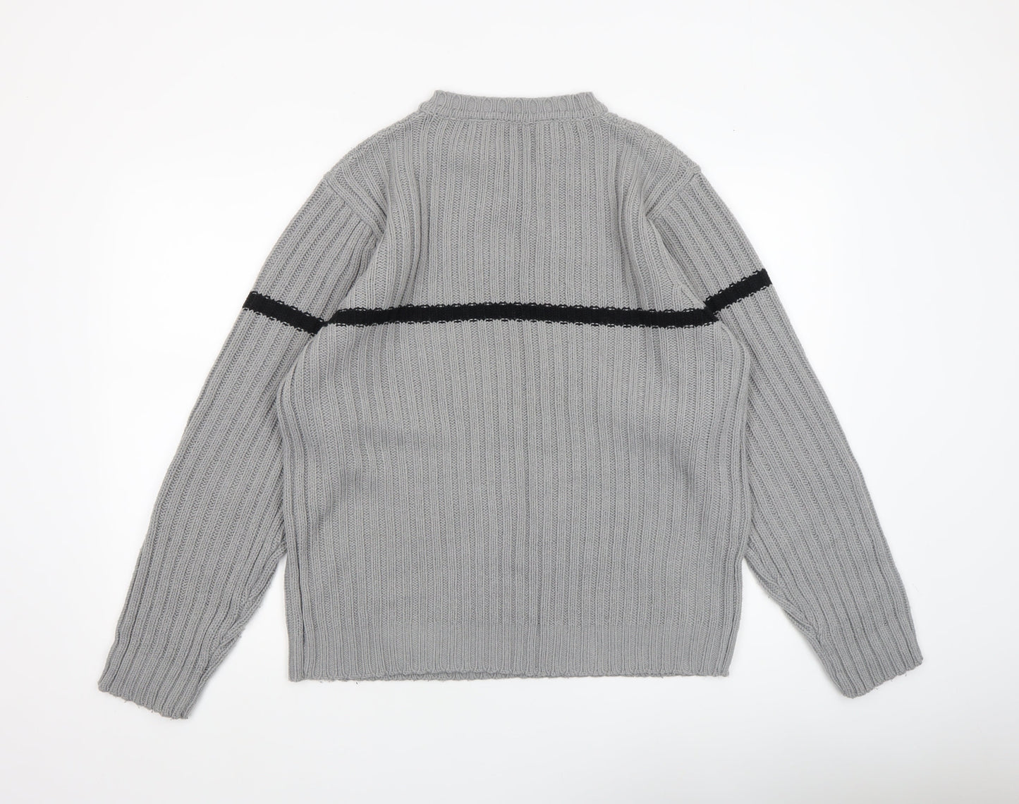 Mens UK Size XL Cutting Edge Grey Pullover Jumper