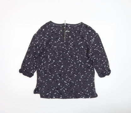 Womens UK Size 10 NEXT Blue Basic Blouse