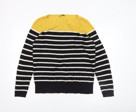 Womens UK Size M Oasis Black Pullover Jumper