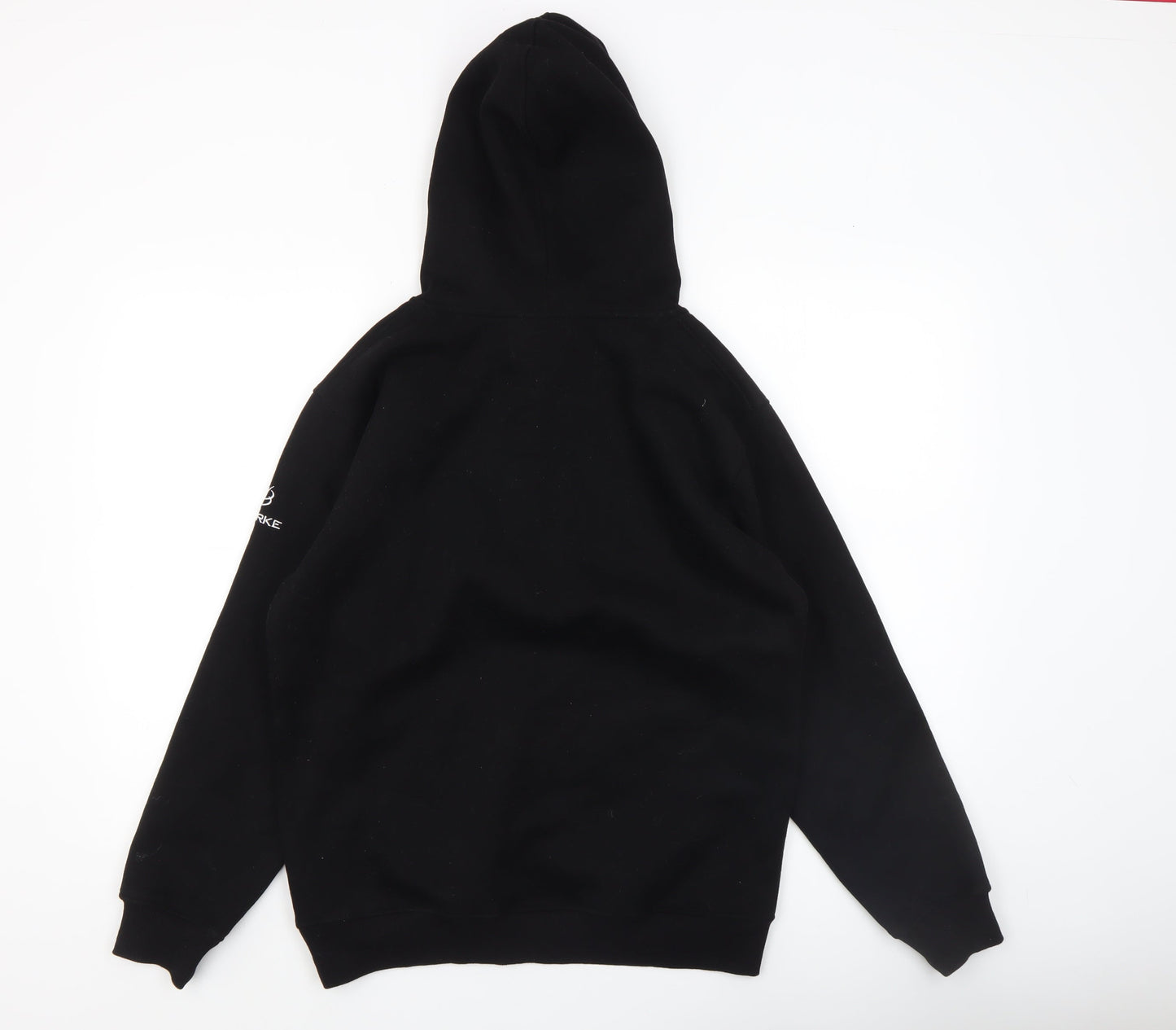 Mens UK Size M Bourke Black Pullover Hoodie