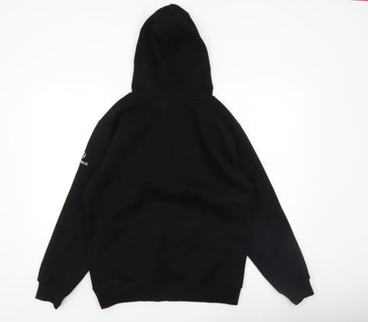 Mens UK Size M Bourke Black Pullover Hoodie