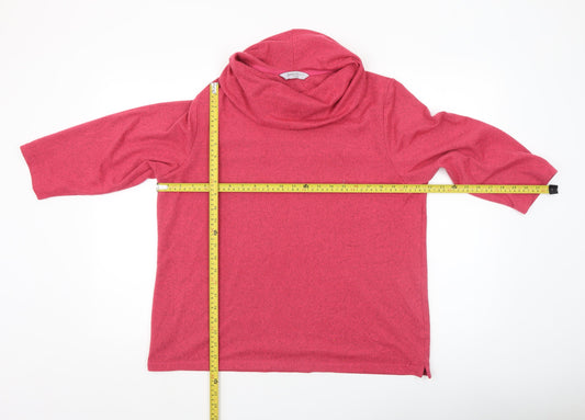 Womens UK Size 18/20 Penny Plain Pink Pullover Jumper