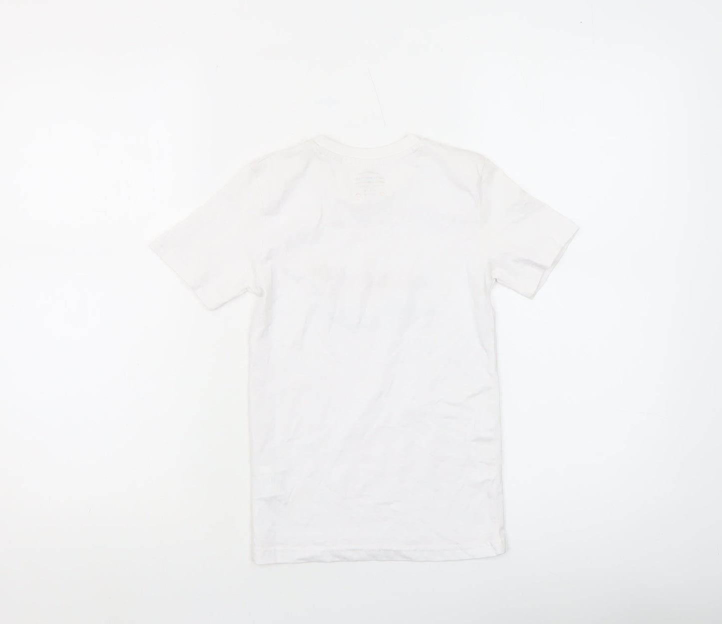 Boys UK Size 4-5 Years Rocky Mountain Flannel Company White Basic T-Shirt