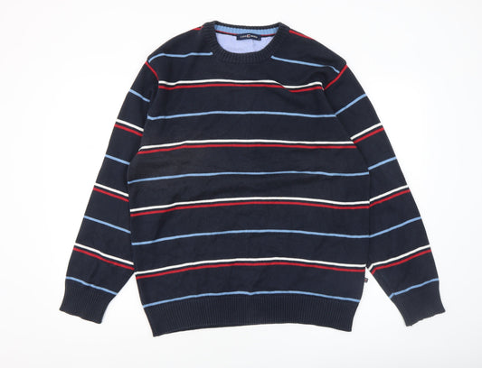 Mens UK Size L Casa Moda Blue Pullover Jumper