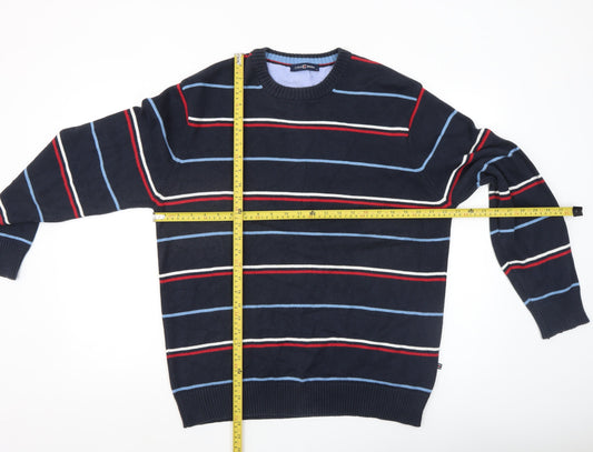 Mens UK Size L Casa Moda Blue Pullover Jumper