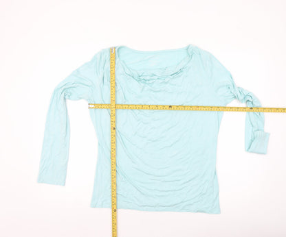 Womens UK Size L LORD & TAYLOR Blue Basic T-Shirt