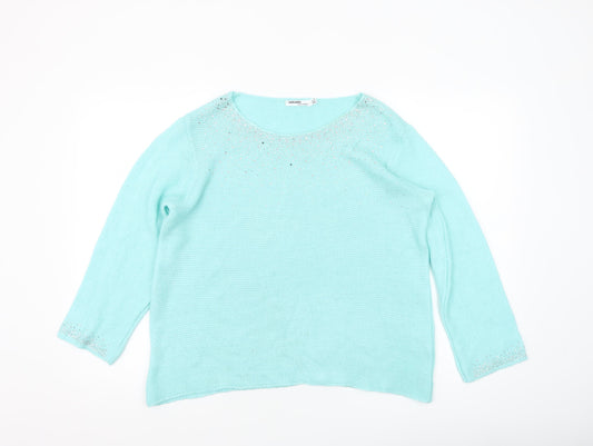 Womens UK Size XL Gerard Blue Pullover Jumper