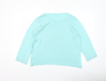 Womens UK Size XL Gerard Blue Pullover Jumper
