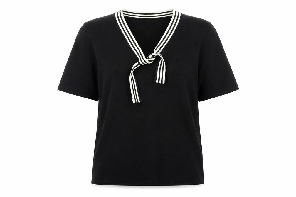 Womens UK Size 18 BHS Black Basic Blouse