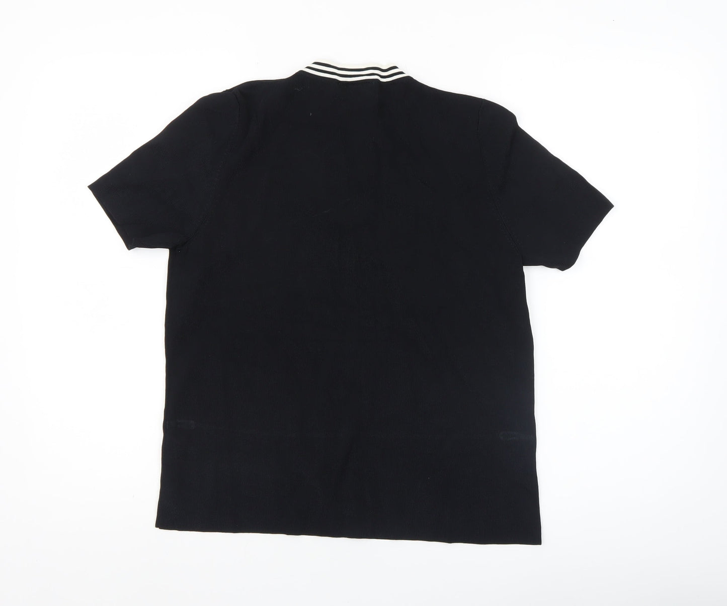 Womens UK Size 18 BHS Black Basic Blouse