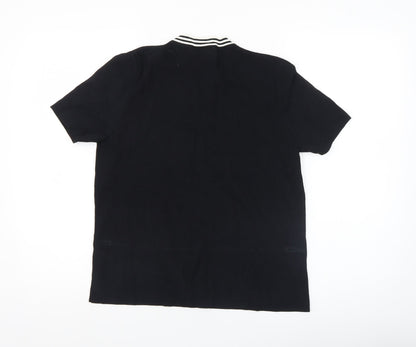 Womens UK Size 18 BHS Black Basic Blouse