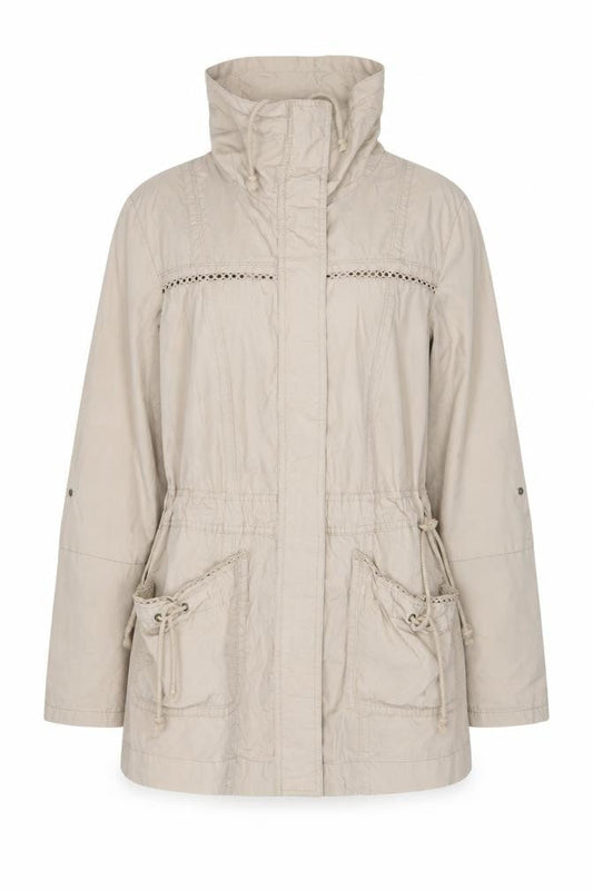 Womens UK Size 12 George Beige Anorak Coat