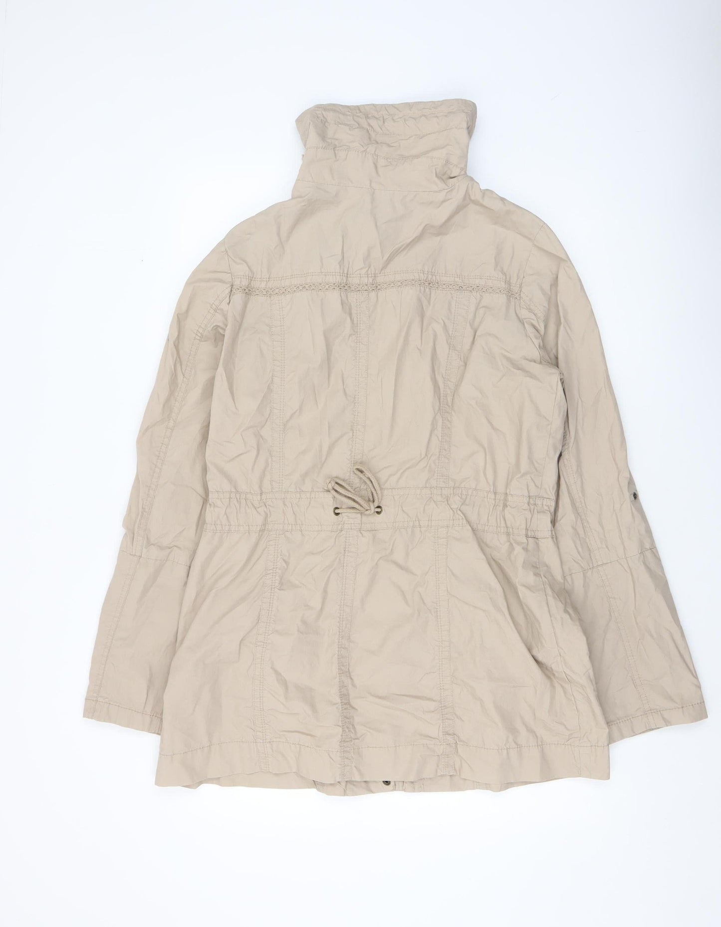 Womens UK Size 12 George Beige Anorak Coat