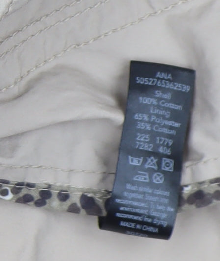 Womens UK Size 12 George Beige Anorak Coat