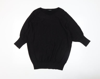 Womens UK Size 14 Wallis Black Pullover Jumper