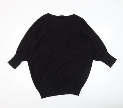 Womens UK Size 14 Wallis Black Pullover Jumper