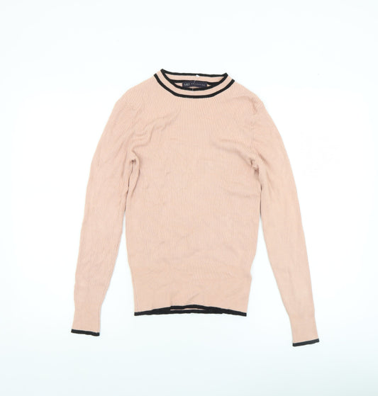 Womens UK Size 10 Marks and Spencer Beige Pullover Jumper