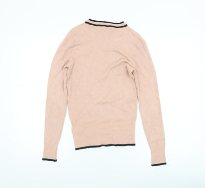 Womens UK Size 10 Marks and Spencer Beige Pullover Jumper