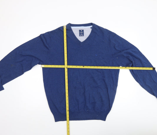Mens UK Size M Redmond Blue Pullover Jumper