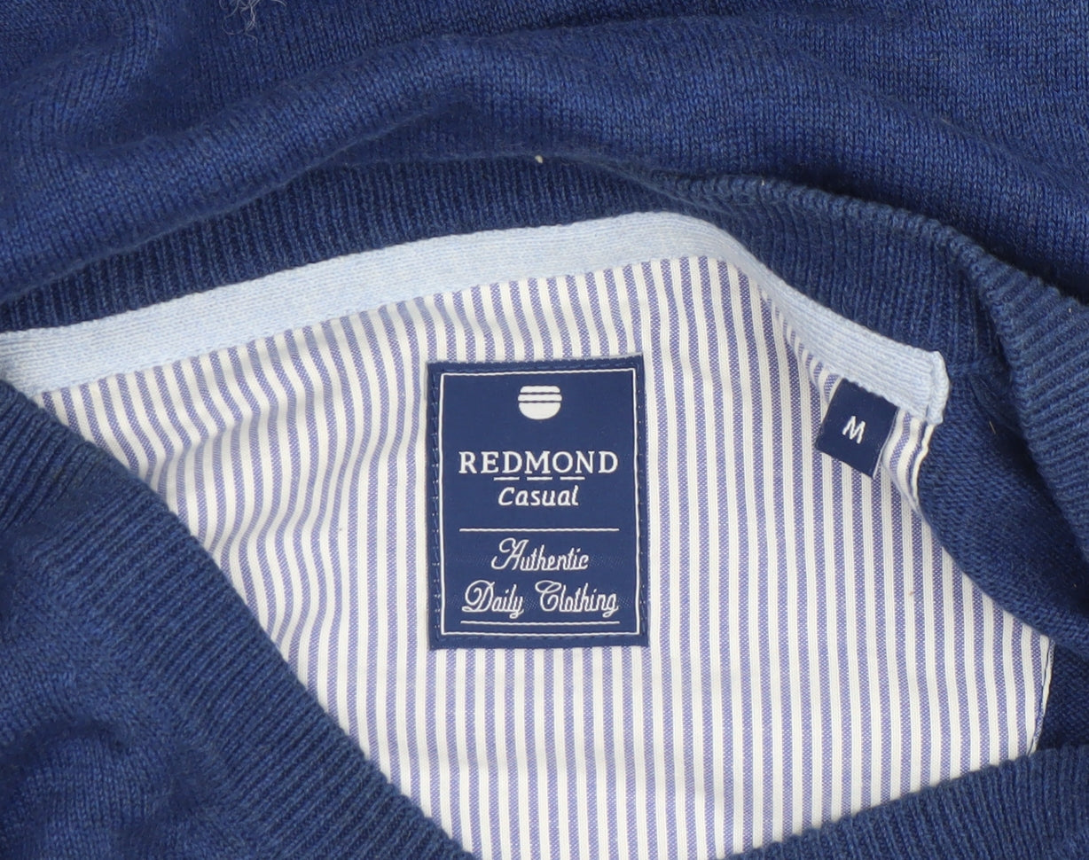 Mens UK Size M Redmond Blue Pullover Jumper