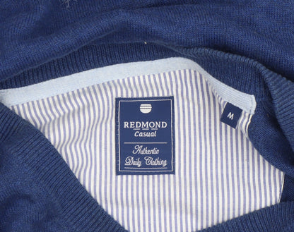 Mens UK Size M Redmond Blue Pullover Jumper