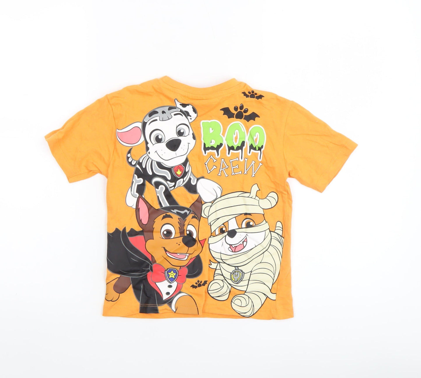 Boys UK Size 4-5 Years Nickelodeon Orange Basic T-Shirt